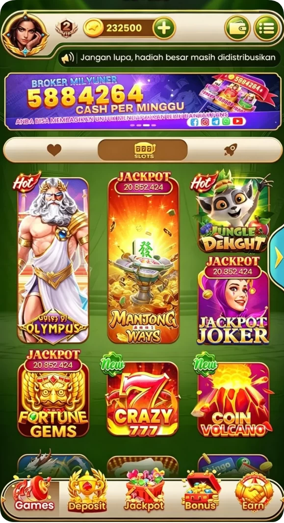 Beragam pilihan permainan menarik dalam aplikasi duniaroyal APK Terbaru dengan Fitur Lengkap.